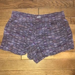 Printed flowy shorts